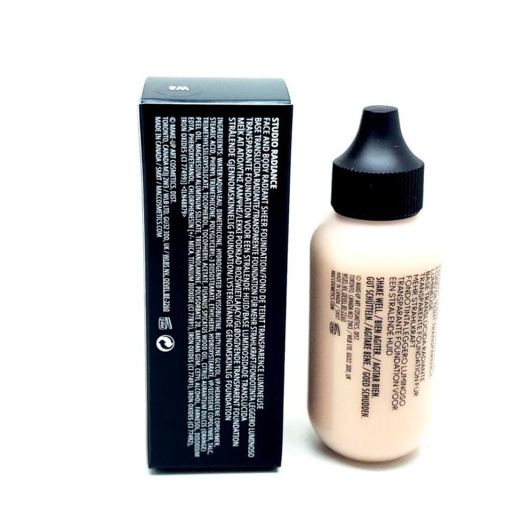 MAC Studio Radiance Face And Body Sheer Foundation W2 - Picture 2 of 3